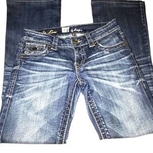 KUT FROM THE KLOTH SO LOW DISTRESSED LOOK JEANS SIZE 2